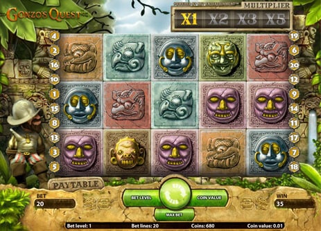 online slots Klassikern Gonzo's Quest